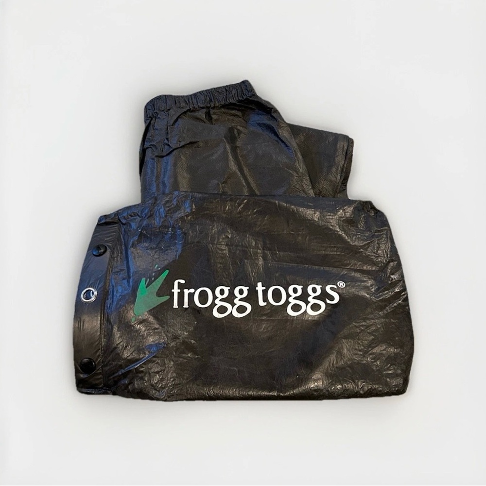 Frogg Toggs Men's Black Waterproof Lightweight/Packable Rain Pants (L/XL)